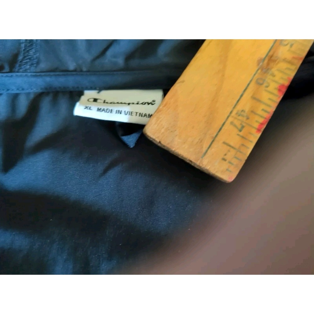 Champion Univ of Va Navy Blue 1/2 Zip Pullover Windbreaker W/ Hood Sz XL - Picture 6 of 9